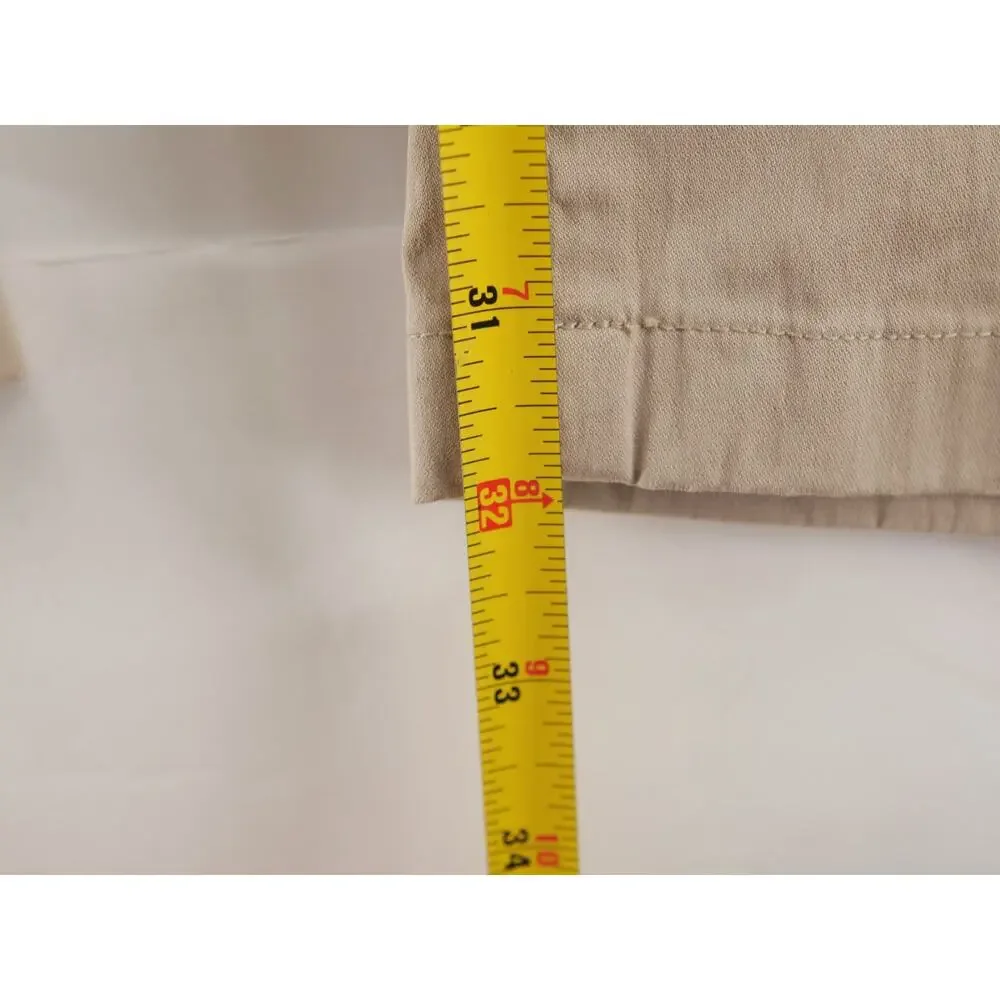 Bird Dogs Men's 36x32 Beige Solid Performance Pants Chinos Stretch Lined